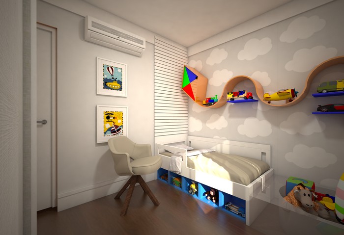 quarto infantil condominio terrazzo verona